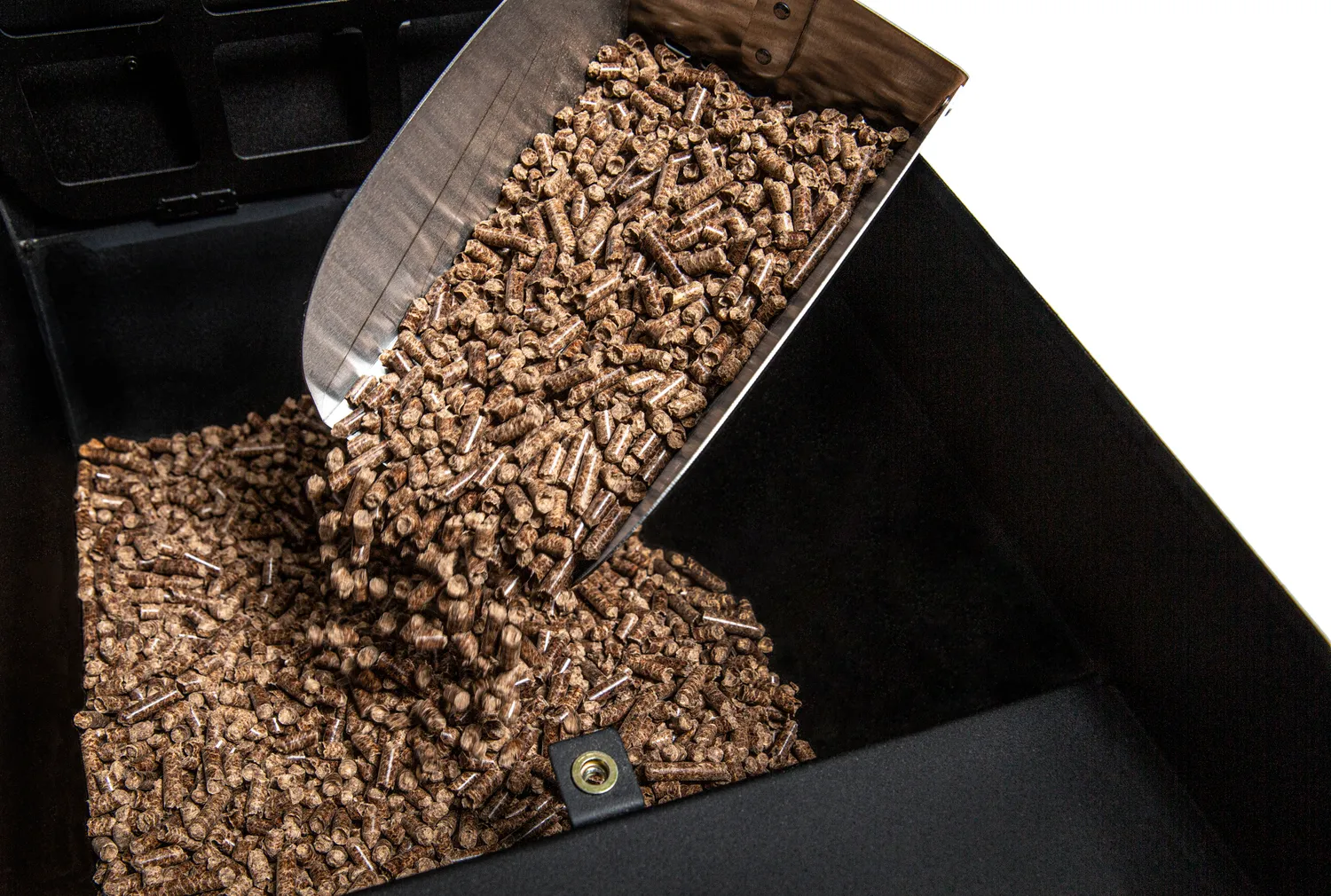 Broil King Pellet en Houtskool Schep met Maat en Zeef