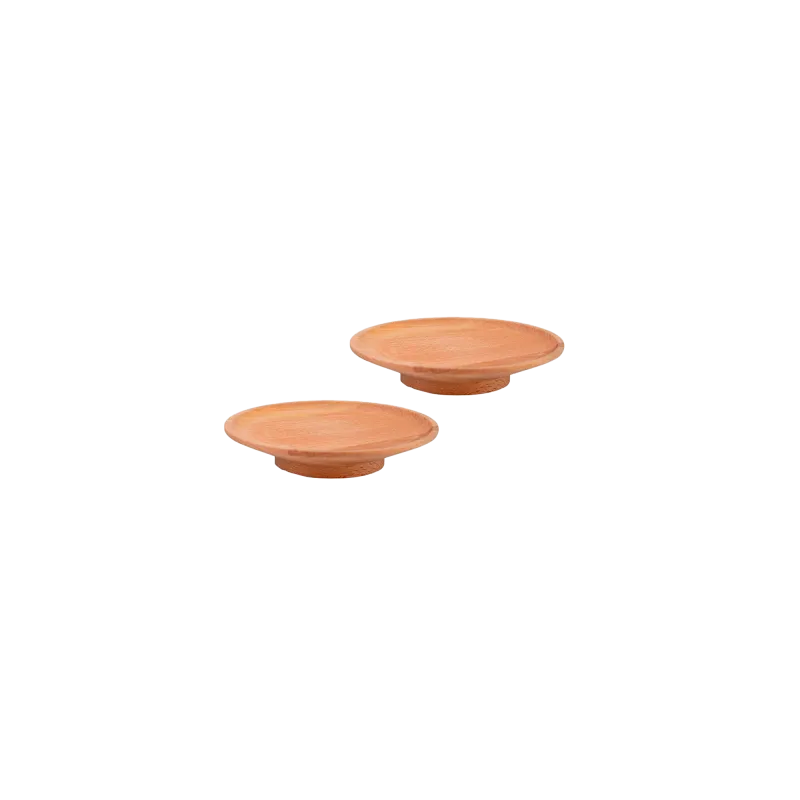 Sartons tapasbordje 10 cm set van 2 beukenhout
