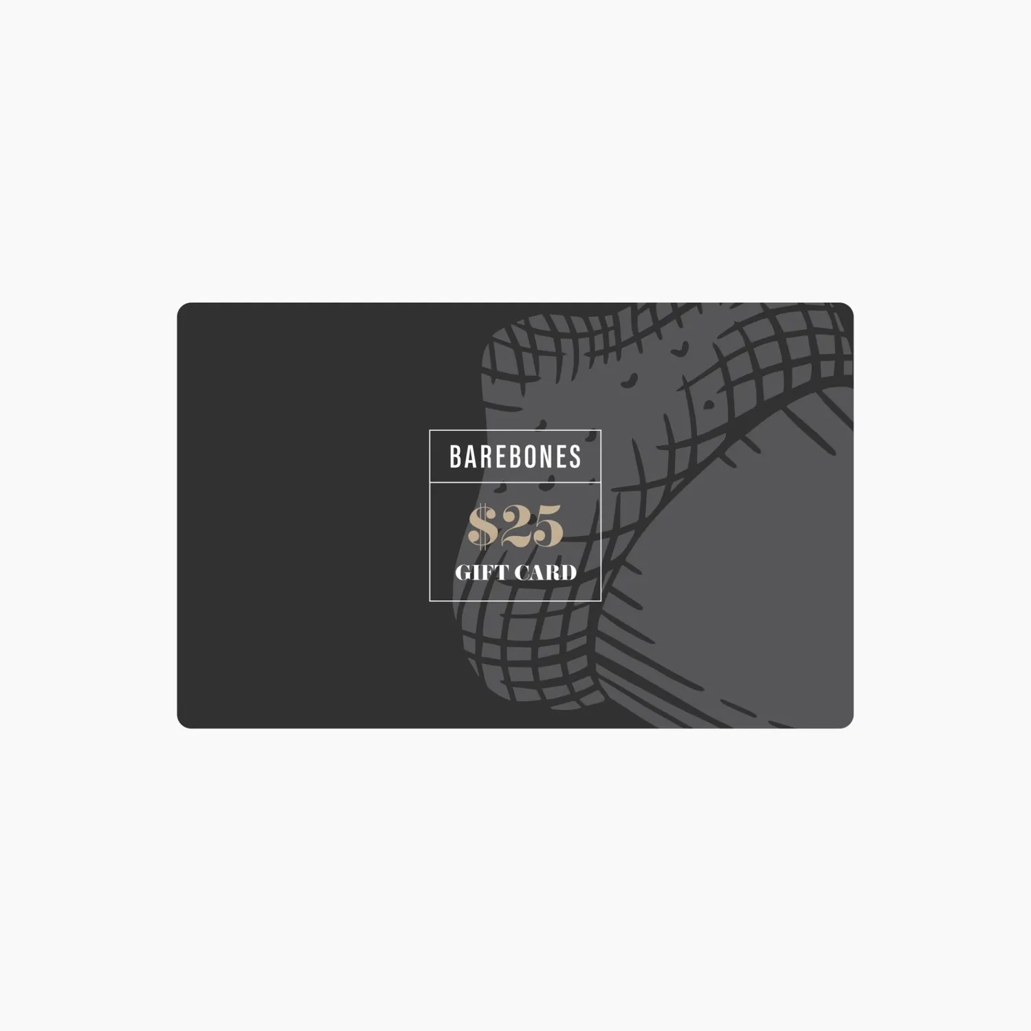 Bare Bones Living cadeaukaart 25 USD digitaal cadeau