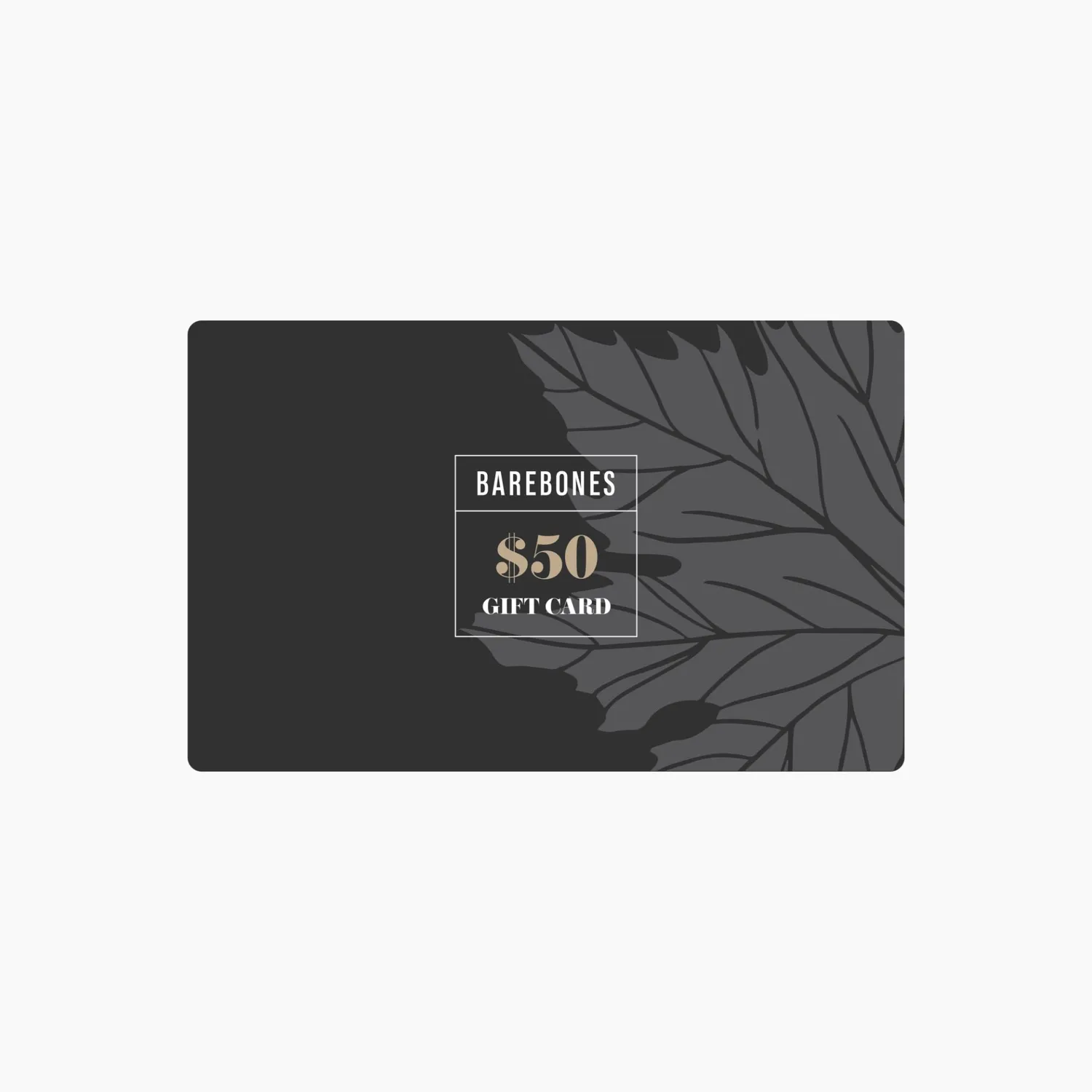 Bare Bones Living cadeaukaart 25 USD digitaal cadeau