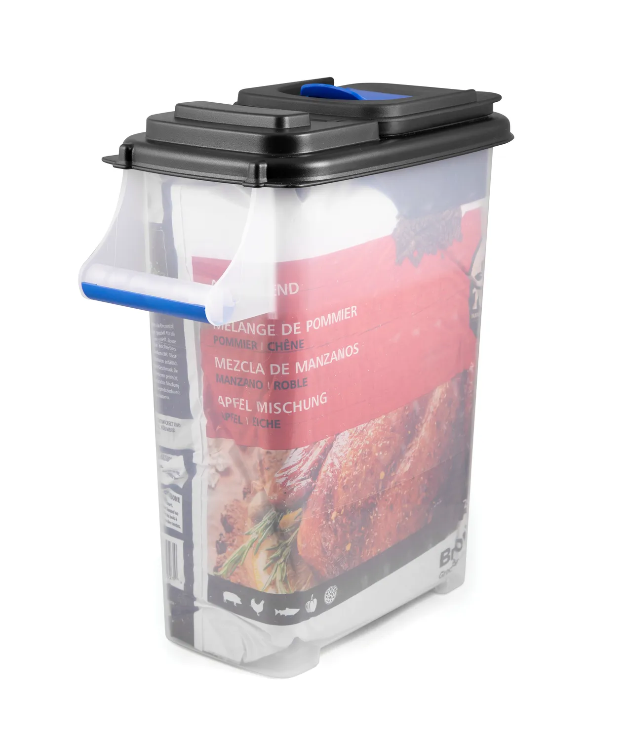 Broil King pellet opbergbak 9 kg met schenktuit