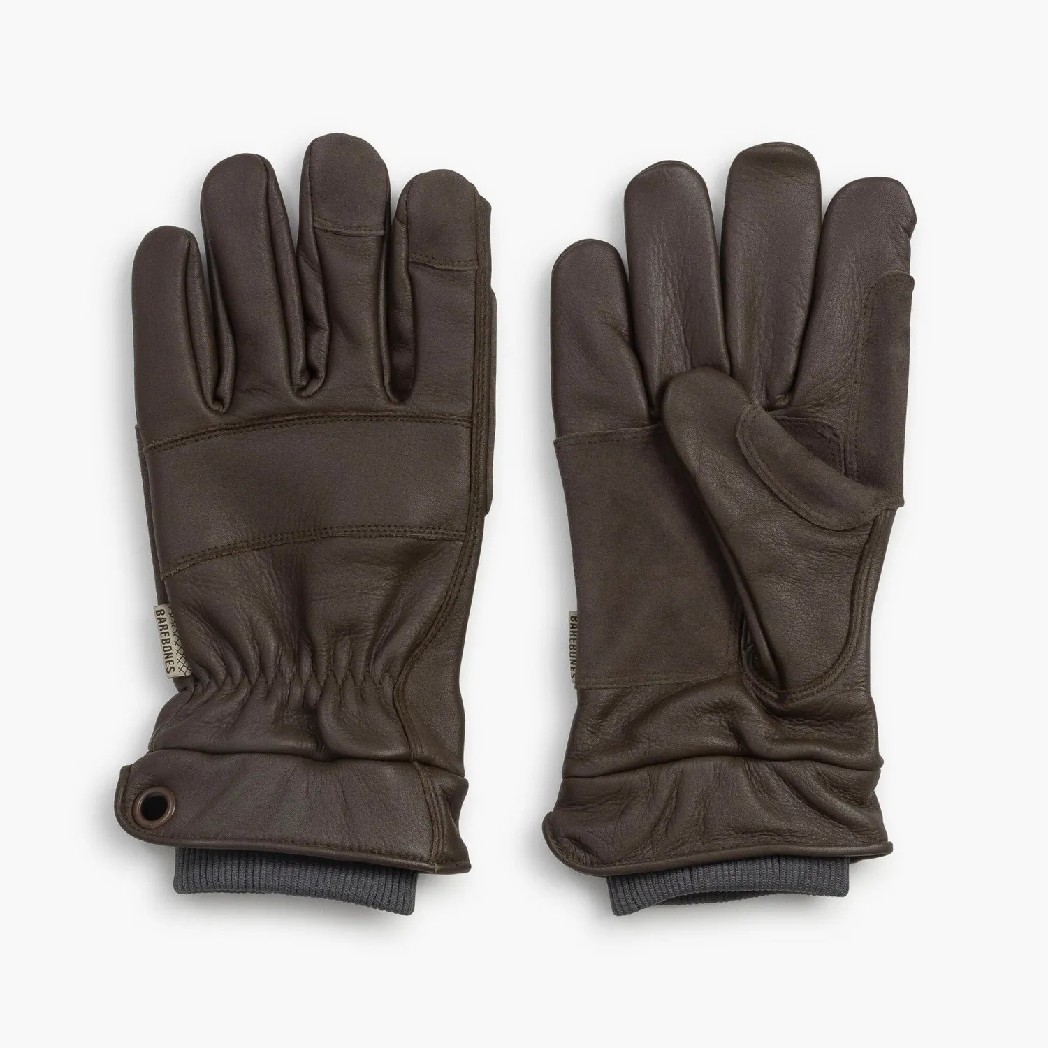 Barebones Kunar werkhandschoenen leer natural