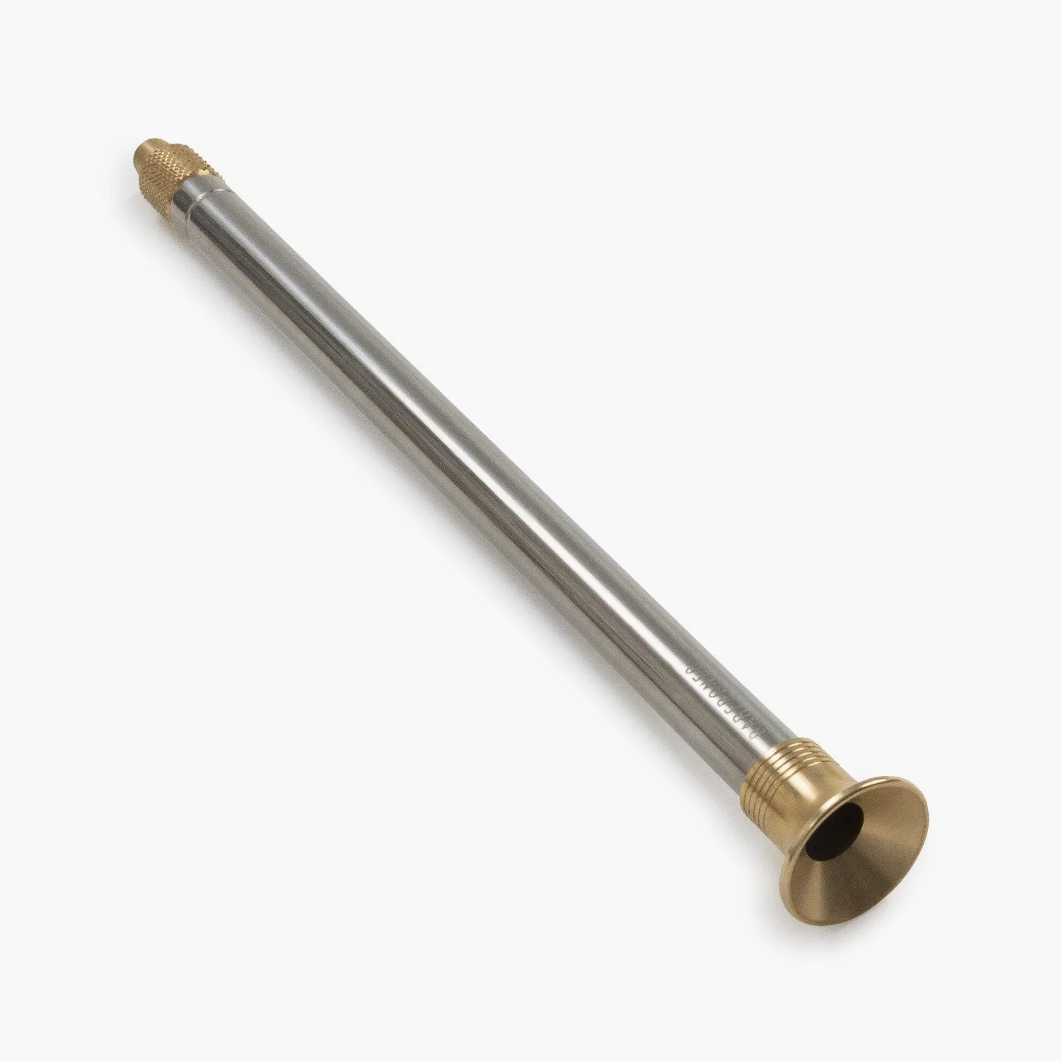 Bare Bones Living Telescoping vuuraanblazer messing