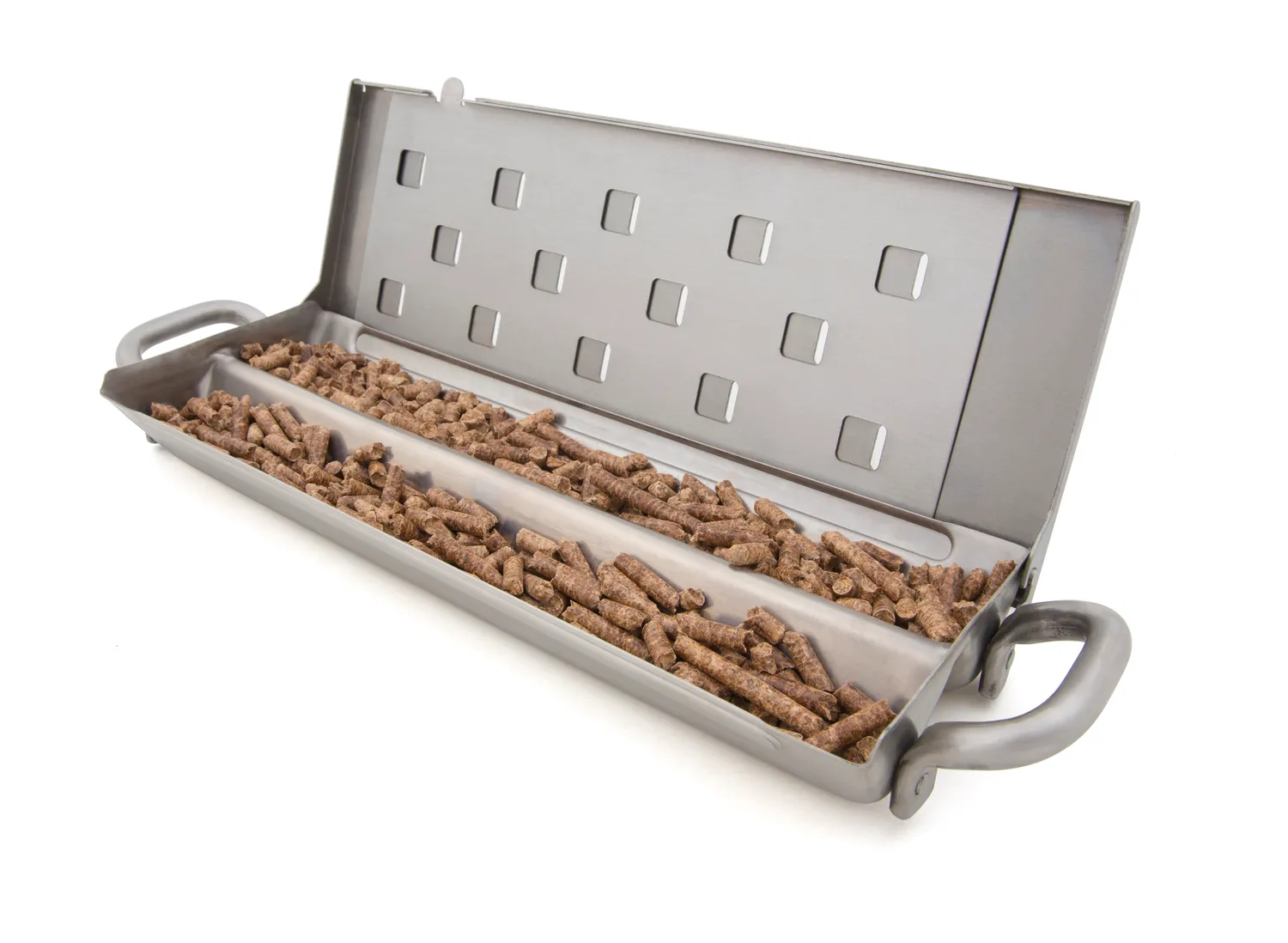 Broil King rookbox rvs met schuif en 2 vakken smokerbox