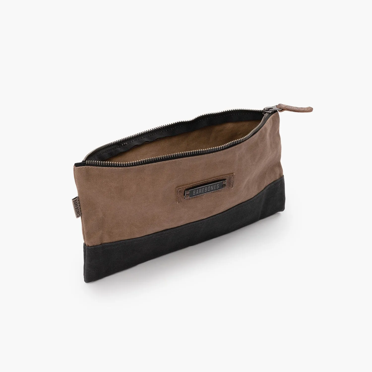 Bare Bones Living Neelum etui Khaki waxed canvas Large