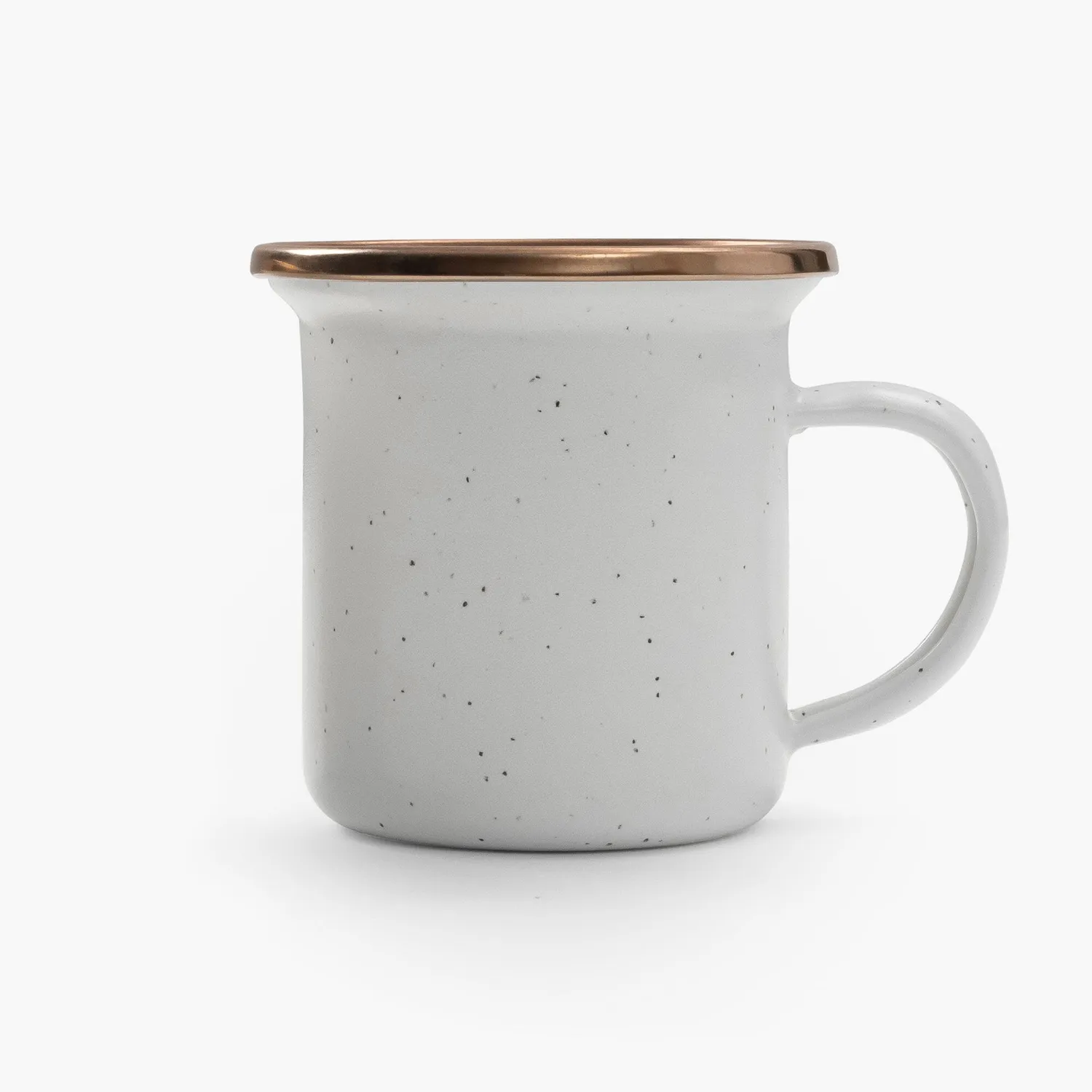 Bare Bones Living Enamel Espresso kopjes set 2-delig eggshell