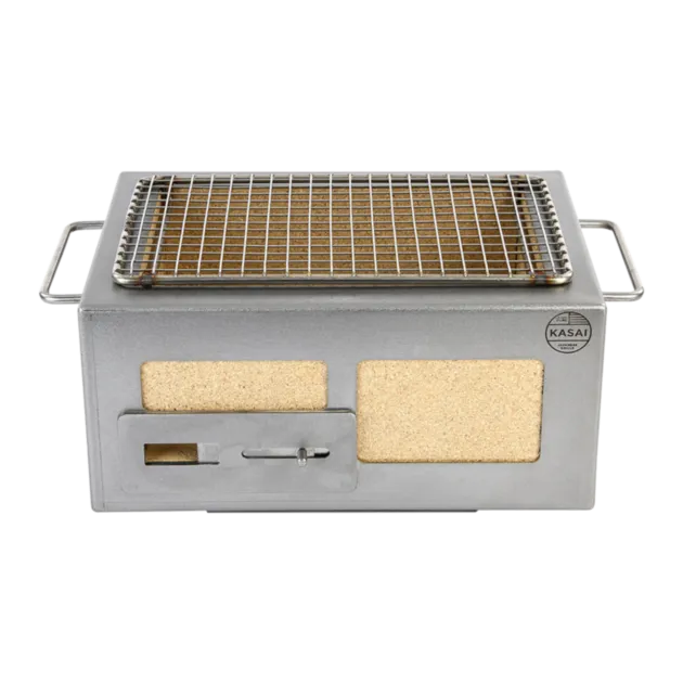 Nano Kasai Konro Grill houtskool 2-3 personen rvs frame