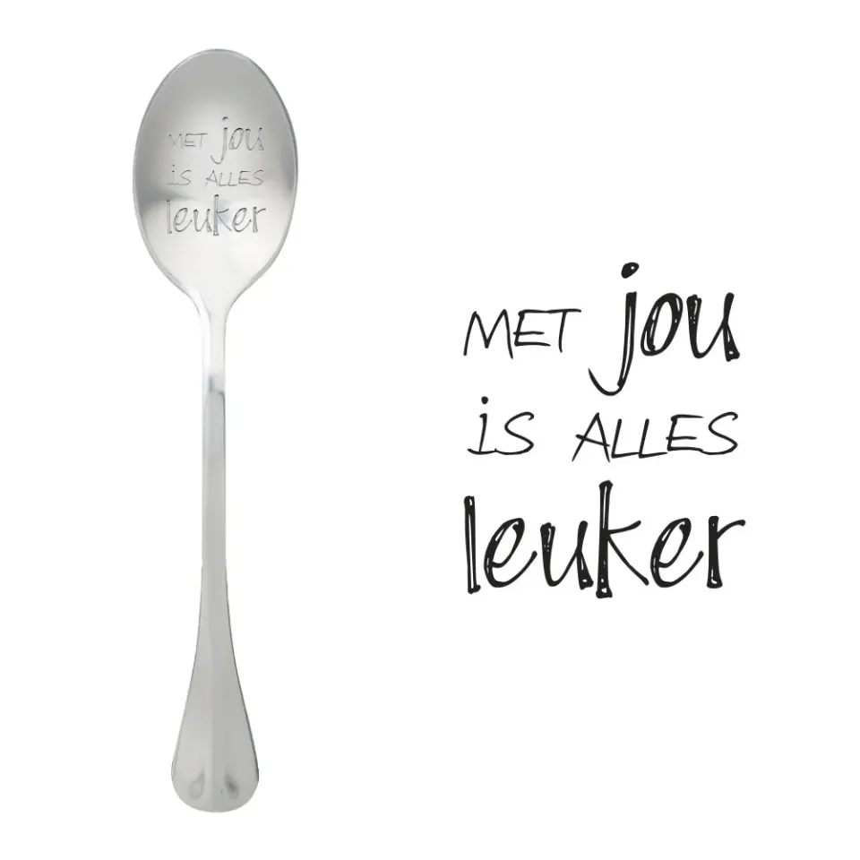 Sartons wenskaart Met jou is alles leuker