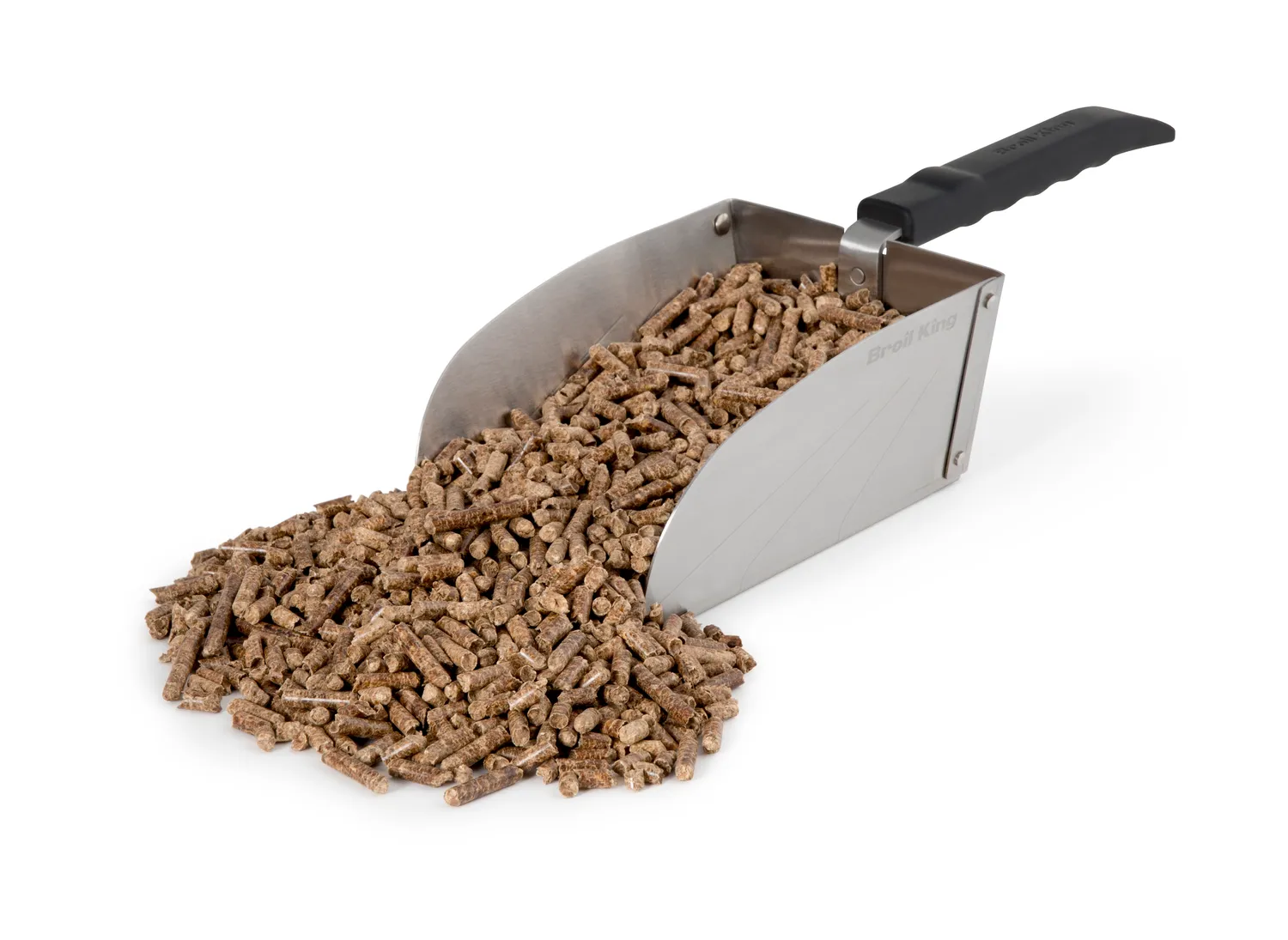 Broil King Pellet en Houtskool Schep met Maat en Zeef