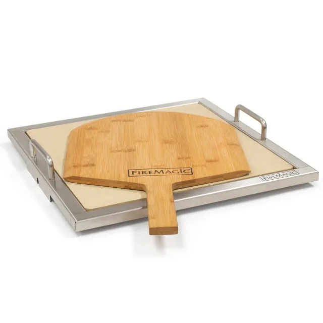 Fire Magic Pizzasteen Kit voor Gasbarbecue Steen