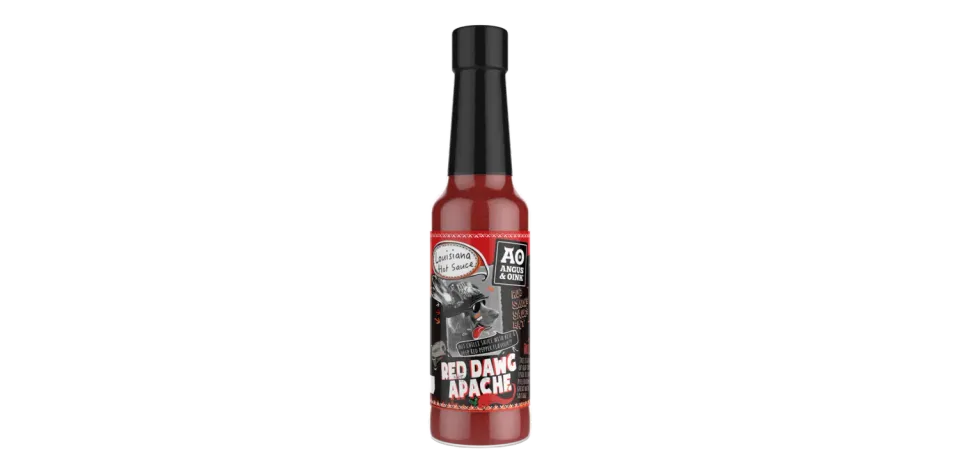 Angus & Oink Red Dawg barbecue saus 150 ml pittig