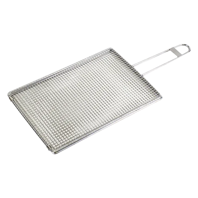 Kasai Grill Inktvis Grillmand 30x20cm RVS 45cm