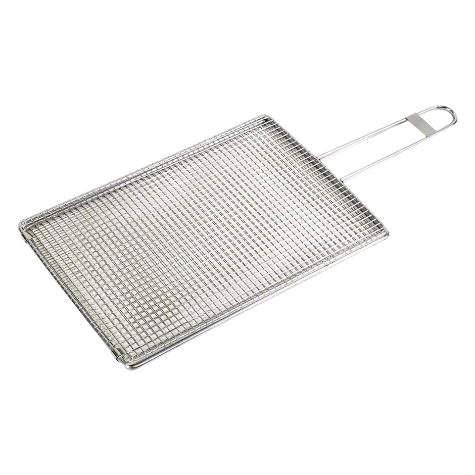 Kasai Grill Inktvis Grillmand 30x20cm RVS 45cm