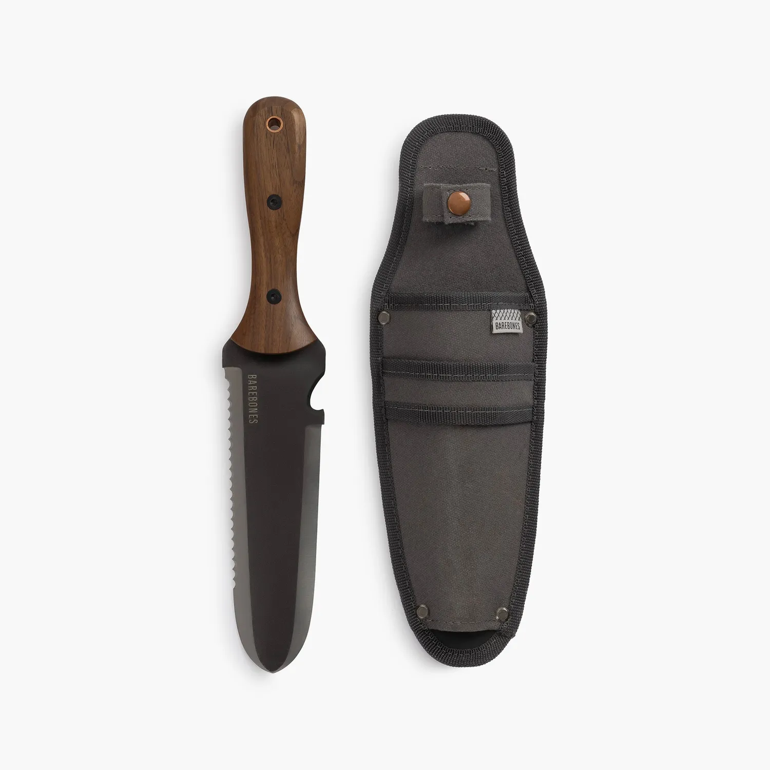 Bare Bones Living Hori Hori Classic tuinmes walnoot