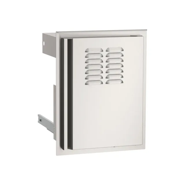 Fire Magic verticale deur met gastankplateau inbouw