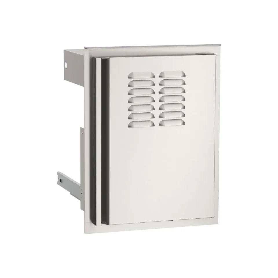 Fire Magic verticale deur met gastankplateau inbouw