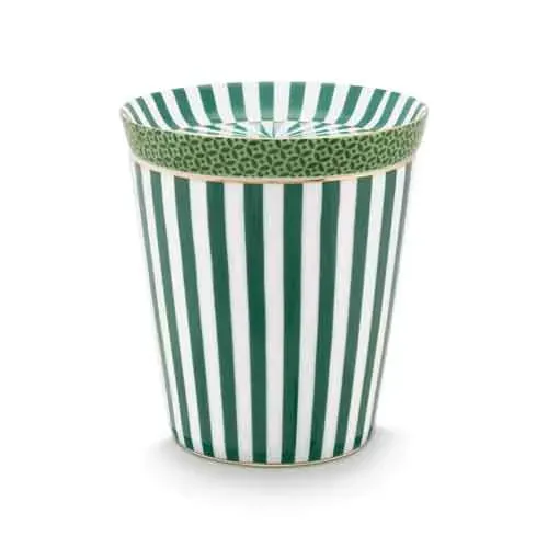 Royal Stripes mok met theetip porselein 230ml