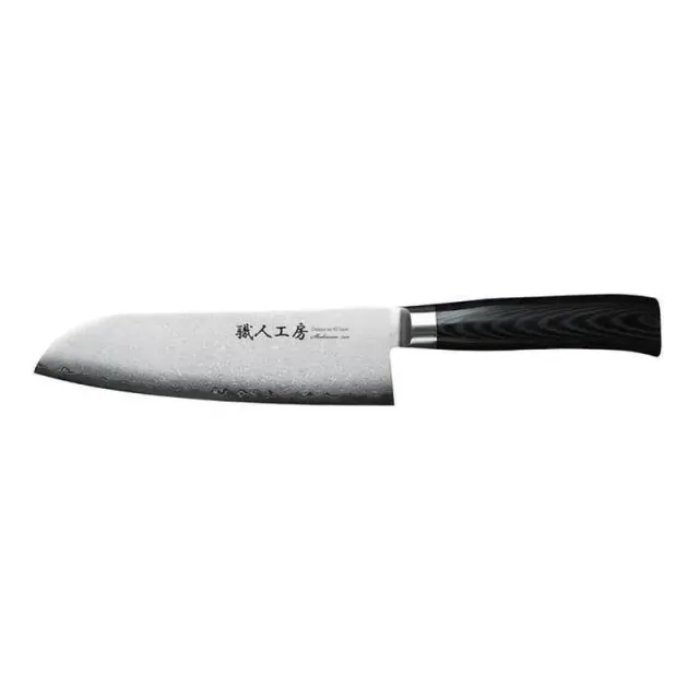Shokunin Kobo Santoku mes 17,5cm damast VG-5