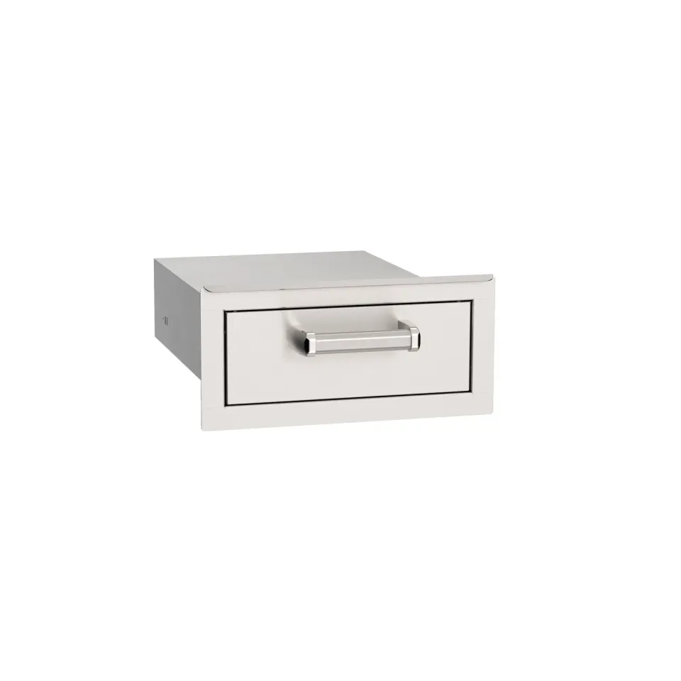 Fire Magic Flush Single inbouwlade enkel rvs